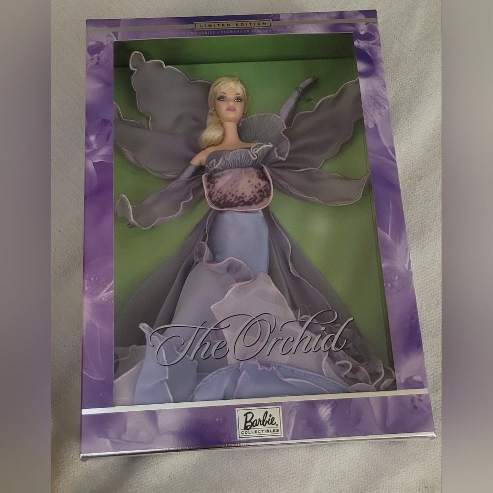 Barbie Collectibles, Flowers Of Fashion, The Orchid, 2nd In Series of 4,…